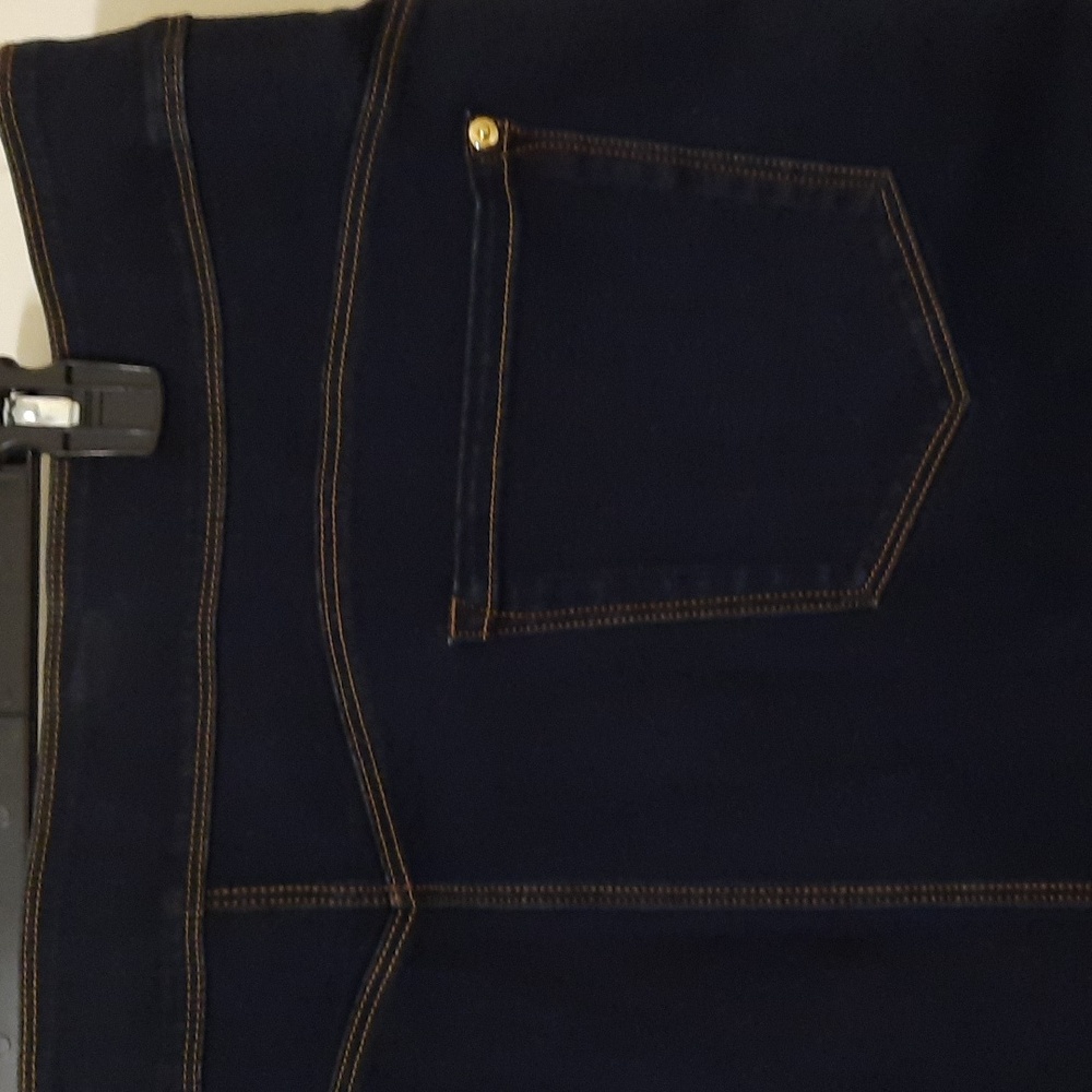 NWT SLIM FACTOR BY INVESTMENTS MIDNIGHT WASH ANKLE DENIM JEANS SZ 3X - Picture 15 of 15